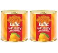 Laila Alphonso Mango Pulp, 850g (Pack of 2)