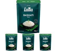 Laila Basmati Microwave Rice, 250g (Pack of 4)