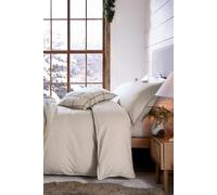 'Laila Brushed Cotton' Fitted Sheet Murmur Cream King Fitted