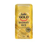 Laila Gold Basmati Rice 1kg (Pack of 1) - Premium Quality Of Basmati Rice - Ideal For Biryani And Pulao