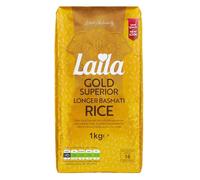 LAILA Gold Basmati Rice(Brick Pack) 10x1Kg, White