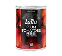 Laila Italian Peeled Plum Tomatoes 400g, Plum Tomatoes Tinned in Tomato Juice, Delicious Sun-Ripened Tinned Tomatoes, Juicy Canned Tomatoes