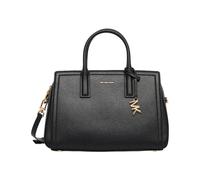 Laila Medium Leather Satchel - female - Michael Kors - Handbags - Black - ONE SIZE - Bags ONE SIZE