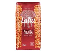 Laila Red Split Lentils 2Kg. Red Split Lentils are enrich with Vitamin B and Dietary fibers
