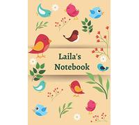 Laila's Notebook: 120 Lined pages, (6”x 9”), Personalised Notepad, Note Pad, Notes, Birthday Present