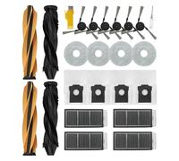 Laimaiou Accessories for Dreame X50 Ultra Complete / L40s Pro Ultra / L50 Pro Ultra/Mova V50 Ultra Complete Robot Vacuum Cleaner 2 Sets Main Brushes, 4 Filters, 6 Side Brushes, 4 Wipes, 4 Bags