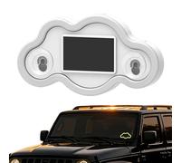 Laimejia Car Window Light Decor - Cloud Decoration Sign | Solar Panel LED Car Accessories - for Truck Trailer SUV RV Vehicle Interior Dashboard Windshield