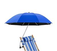 Laimejia Chair Umbrella with Clamp, 106cm Camping Chair Umbrella | Multifunctional Clip-onWith Universal Clamp 360° Adjustable, Garden Parasol Portable for BeachChair, PatioChair, Wheelchair