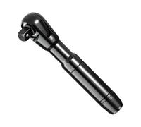 Laimejia Ratcheting Wrenches 1/2 Inch Reversible Mechanic Hand Repair Tool | Socket Ratchet for Garage Workshop Repair Home Bike Car Motorcycle Short three-in- ratchet wrench [black]