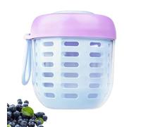 Laimejia Salad Cup with Lids and Fork, 500ml Portable Salad Boxes, Reusable Vegetable Fruit Mugs, SaladShaker Container for Lunch Fruit and Vegetable, Picnic, Party, Office, Travel, Camping