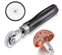 Laimejia Tire Patch Kit | Tire Patch Rollers and Buffing Wheels | Repair Tyre Roller Tool, Universal Thread Rubber Grinding Tool for Car Motorcycle Bike