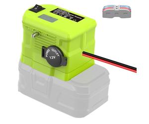 Laimiao 18V to12v Step Down Converter for Ryobi 18v Battery, Power Wheels Battery Adapter, Voltage ReducerTransformer Adapter with Cigarette Lighter, Buck Converter Requlator for Car Appliances