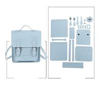 laimoere DIY Handmade Backpack DIY Hand-Woven Shoulder Bag Accessories DIY Bag Parts Supplies Kit Leather Massager Bag Gifts sewing bag patterns for beginners