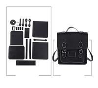 laimoere DIY Handmade Backpack DIY Hand-Woven Shoulder Bag Accessories DIY Bag Parts Supplies Kit Leather Massager Bag Gifts sewing bag patterns for beginners