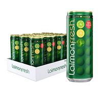 Laimon Fresh Fizzy Drink, Lemon, Lime, and Mint Sparkling Soda, 330 ml Cans, 12-Pack