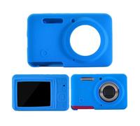 LaiMoney Silicone Camera Case for Kodak PIXPRO FZ55, Soft Silicone Anti Scratch Slim Fit FZ55 Camera Sleeve Body Skin Travel Protective Case (Blue)
