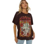 Lainey Wilson Call A Cowboy Oversized Graphic T-Shirt in Mole