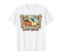 Lainey Wilson - Horses Frame T-Shirt, Men, White, X-Large