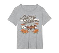Lainey Wilson - Wild Horses T-Shirt, Women's Plus, Heather Grey, 2X