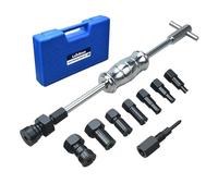 LainKeen 12pcs Blind Hole Collet Bearing Puller Set, Internal Bearing Extractor Puller Kit Slide Hammer Bearing Puller Set with Expandable Collets 8-32MM Insert Bearing Remover Set Tool