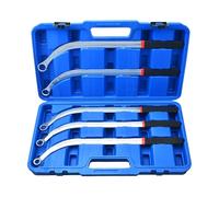 LainKeen 5PCS Serpentine Timing Belt Wrench Removal Set Tensioner Pulley Tool Kit 13-19 mm 12 Point Wrench Engine Belt Remover Installer