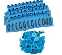 LAIOUSN 100PCS Big Size Ranch Animal Ear Markers for Writing and Appropriate for Pigs Sheep and Other Farm Animals Anti Theft Ear Identifiers