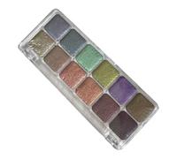 LAIOUSN 12 Colors Watercolor Paint Set Solid Watercolor Painting Set Easy To Use Pearlescent Pigment For Artists Art Lessons