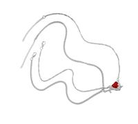 LAIOUSN 2PCS Couple Jewelry Heart Arrows Necklaces Love Symbol Pendant Jewelry For Valentines' Day Or Anniversaries Anniversary Necklace Set