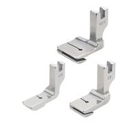 LAIOUSN 3 Divisions Sewing Machine Presser Foot Set Two Layer Pleating Tool Permanent Metal Construction Easy Installation Machine Presser Feet