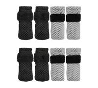 LAIOUSN 8PCS Soft Polyester Puss Footwear with Modifiable Belts Pet Nails Protectors for Easy Movement and Foot Care Outdoor Puss Shoes