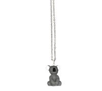 LAIOUSN Abstract Animal Charm Long Chain Statement Necklace Resin Materials for Trendy Outfits Geometric Facet Necklace
