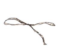 LAIOUSN Adjustable Scarf Necklace Classical Color Neckerchief Neckchain Soft Fabric Wrap Lightweight Jewelry Her Fashionable for Formal Occasion