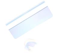 LAIOUSN Adjustable Toilet Seat Guard Waterproof PVC Construction Easy Installation Bathroom Cleanliness Modern Toilet Seat Barrier