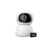 LAIOUSN AI Powered Indoor Security Camera 360 Degree Viewing Angles Motion Detection Cloud Storage Compatible Remote Viewing Security Camera