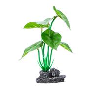 LAIOUSN Aquariums Landscape Lotuses Figurine Resins Aquariums Decorations Art Terrarium Habitat Ornaments Photo Props Artificial Aquatic Plant