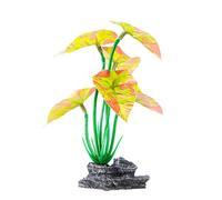 LAIOUSN Aquariums Landscape Lotuses Figurine Resins Aquariums Decorations Art Terrarium Habitat Ornaments Photo Props Artificial Aquatic Plant