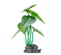 LAIOUSN Aquariums Landscape Lotuses Figurine Resins Aquariums Decorations Art Terrarium Habitat Ornaments Photo Props Artificial Aquatic Plant