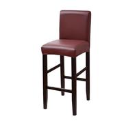 LAIOUSN Barstool Covers In PU Leather Barstool Covers For Family With Kids And Pet Protective Slipcovers Removable Washable Seats Cover
