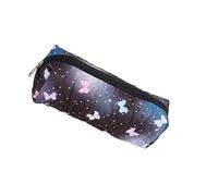 LAIOUSN Big Capacity Pen Case Bowknot Pencil Bag Spacious Compartment Travel Makeup Bag for Student Women Travel Essential Multifunctional Fabric Pen Case