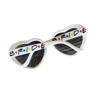 LAIOUSN Bride Glasses Heart Shape Glasses Bridesmaid Bridal Party For Bachelorette Parties Bridals Shower Wedding