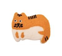 LAIOUSN Capricious Animal Shape Wool Coasters Nonslip Bottom Designs Compact Size for Office Desks Kitchen Countertops Handmade Animal Wool Felt