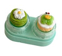 LAIOUSN Cartoon Cupcake Lenses Kits with Wearing Tools Drawer Lens Holder for Busy Lifestyles and Fast Lens Changes Case