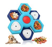 LAIOUSN Cats Treat Puzzle Feeder Slows Down Feeding Prevents Vomiting Enrichment Activity Toy Fun Game Dog Treat Puzzle Cats Slow Feeder Toy