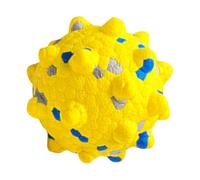 LAIOUSN Chew Resistant Dog Toy Ball For Aggressive Chewers With Teeth Cleaning Texture And High Bounce Design Dog Teeth Cleaning Chew Toy