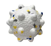 LAIOUSN Chew Resistant Dog Toy Ball For Aggressive Chewers With Teeth Cleaning Texture And High Bounce Design Dog Teeth Cleaning Chew Toy