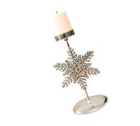 LAIOUSN Christmas Metal Tealight Holders Snowflake Star Butterfly Pattern Iron Stand Candlestick for Centerpieces Decors Holiday Decorative Candelabra