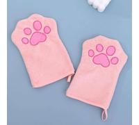 LAIOUSN Cozy Towel Pet Glove For Dog With Hanging Grip Thick Fabric Keep Warm And Dry After Bath Or Swim Gloves Towel
