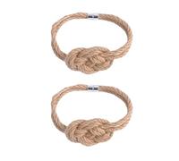 LAIOUSN Curtain Tiebacks Hand Woven Drapes Tie Back Decorative Holdbacks None Tool Required for Home Decors Tiebacks