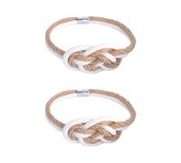 LAIOUSN Curtain Tiebacks Hand Woven Drapes Tie Back Decorative Holdbacks None Tool Required for Home Decors Tiebacks