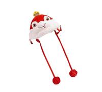 LAIOUSN Dog Hat For Winter Warmth Chinese New Year Snake Headwear For Various Size Cats And Dog Holiday Theme Headwear Of The Snake Pet New Pet Fashion